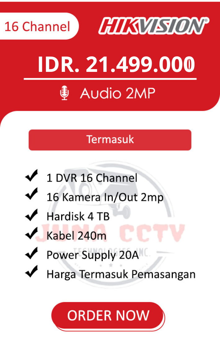 HarGa Baru HIKVISION Audio 4